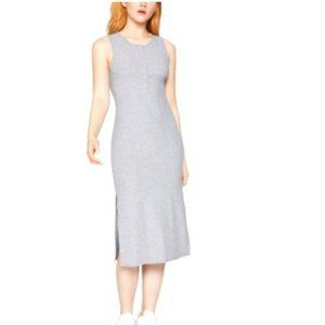 BCBGeneration Henley Tank-Top midi dress Grey XXS
